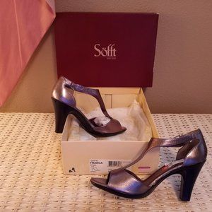 New Classy, sassy heels in Steel gray in 9.5